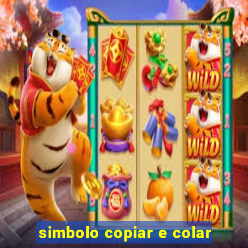 simbolo copiar e colar